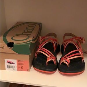 Chaco ZX3 Classic Chia Orange 10 Coral Pink Sandal